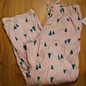 Womens Pajamas with Tree and Deer Print